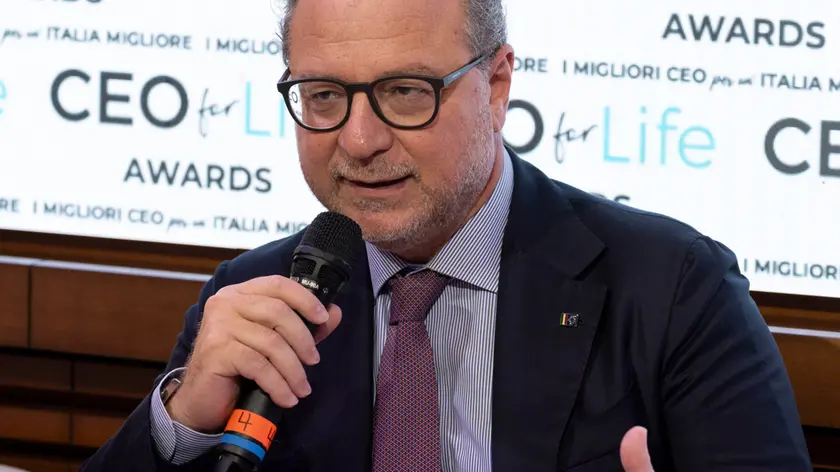 Giorgio Mulè, al CEO for Life awards Roma 5 ottobre 2023 ANSA/MASSIMO PERCOSSI NPK
