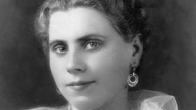 Emilia Zuccolo in una sua foto da giovane