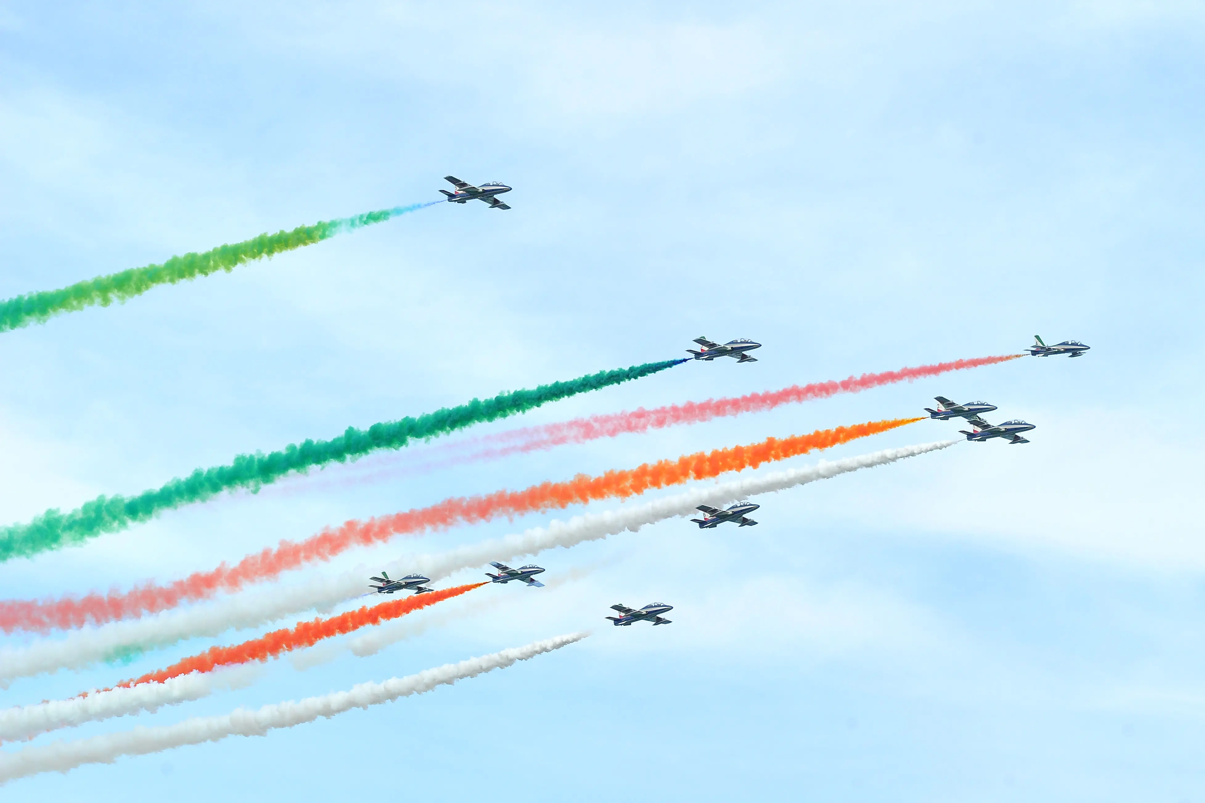 Lignano 28 luglio 2022 Air show frecce tricolori ©Foto Petrussi