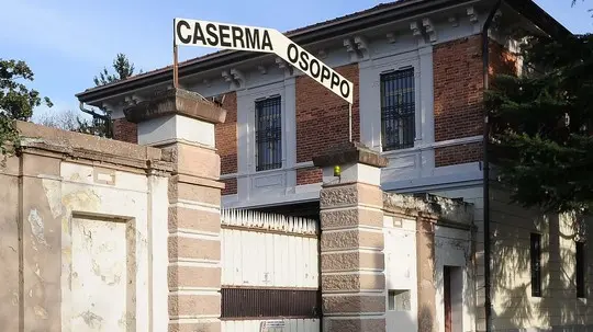 Udine 19 gennaio 2015 Caserma Osoppo. Iniziati i lavori di demolizione. Copyright Foto Petrussi / Ferraro Simone