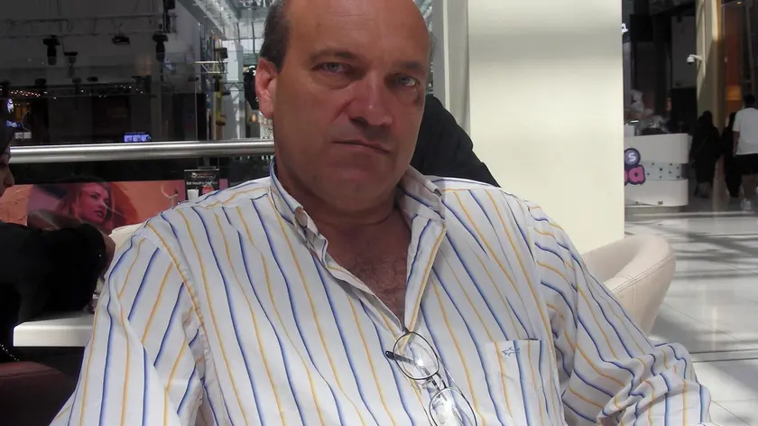 L'ex parlamentare di Forza Italia Amedeo Matacena, in una foto del 18 marzo 2015 a Dubai. ANSA / VALENTINA RONCATI