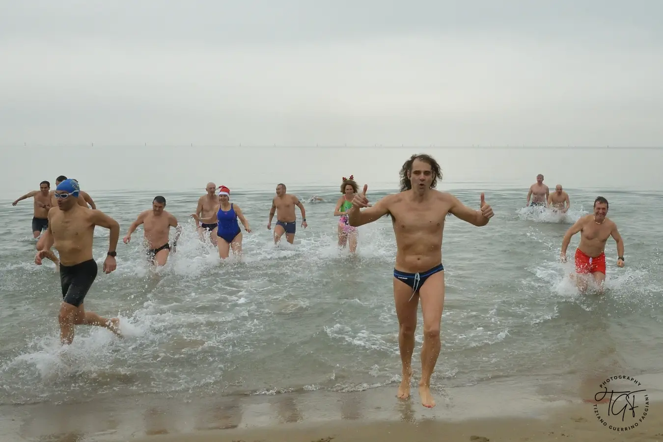 I partecipanti all'iniziativa di Lignano Sabbiadoro (foto Tiziano Guerrino Faggiani)