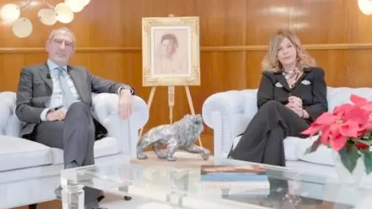 Antonio ed Emma Marcegaglia