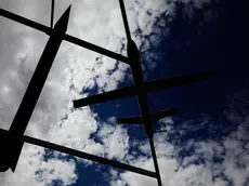 epa11137424 Mock Houthis-made drone and missile are on display at a square in Sana'a, Yemen, 08 February 2024. The top leader of Yemen's Houthis, Abdul-Malik al-Houthi, said in a televised address, that his group had managed to stop the navigation of Israel-linked ships through the Bab al-Mandeb Strait, just hours after the United States Central Command (CENTCOM) attacked missiles from the Houthis that were ready to be launched against merchant ships in the Red Sea. The Houthis have kept up drone and missile attacks on ships in the Red Sea and the Gulf of Aden, with the aim of ending the Israeli bombardment of the Gaza Strip, and in response to US-led retaliatory strikes. In January 2024, the US Department of State designated Yemen's Houthis as a 'Specially Designated Global Terrorist group' due to their increased attacks on shipping lanes. In December 2023, the US Department of Defense announced a multinational operation to safeguard trade and protect ships in the Red Sea in response to the escalation of Houthi attacks. EPA/YAHYA ARHAB