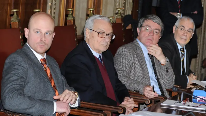 Udine 18 Febbraio 2011. Consiglio comunale. Telefoto Copyright PFP