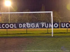 Udine 20 Marzo 2018. Cartello Campo di Calcio dei Rangers. © Foto Petrussi
