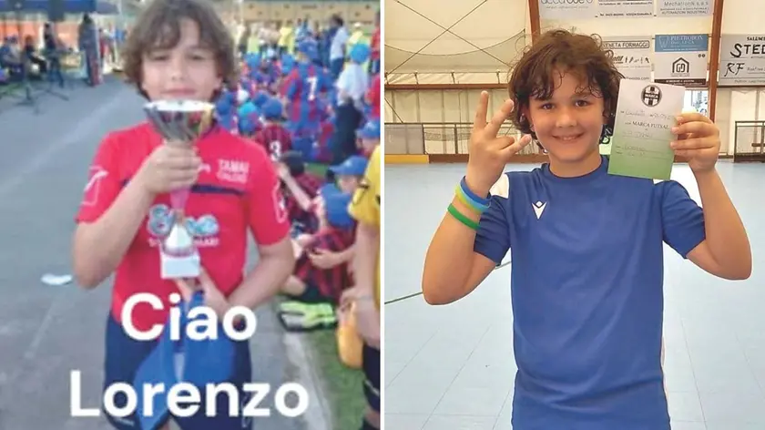 A sinistra la Polisportiva Tamai ha ricordato Lorenzo Surian