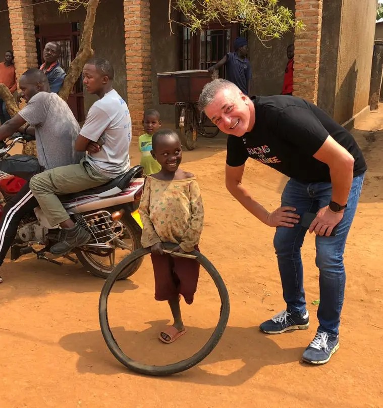 Sciotti ha avviato un progetto di solidarietà in Ruanda