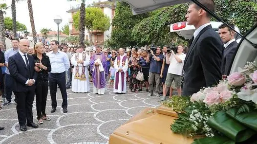 Lignano 30 Agosto 2012. Funerali Burgato. Telefoto Copyright Foto Petrussi