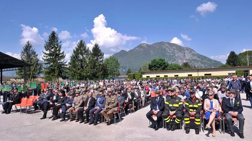 Gemona del Friuli 07 maggio 2016 Caserma Goi Pantanali. Cerimonia di commemorazione delle vittime militari del terremoto del Friuli, 1976. Copyright Foto Petrussi / Ferraro Simone