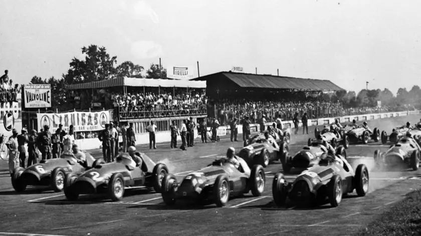 Gran Premio d'Italia sul circuito di Monza del 1951. ANSA