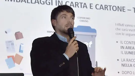 Udine 21 Gennaio 2020. Incontro sulla nuova raccolta differenziata a Sant' Osvaldo. © Foto Petrussi.