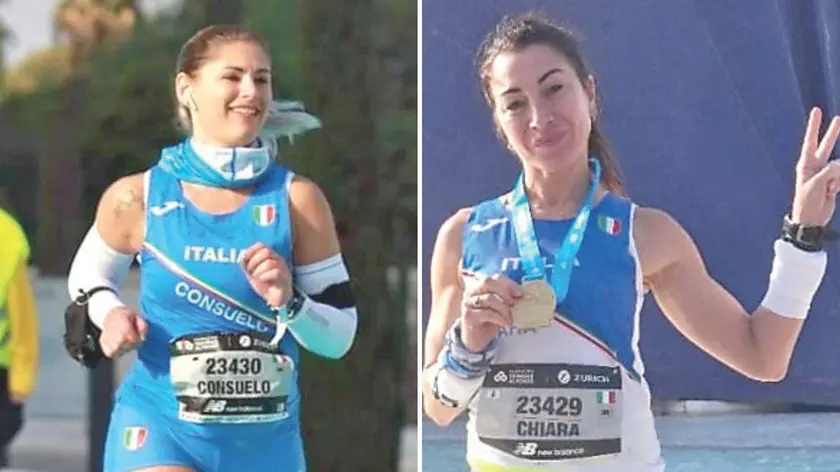 A sinistra Consuelo Tedesco, a destra Chiara Pillon
