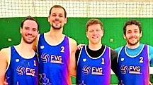 La squada di beach volley di Ipplis