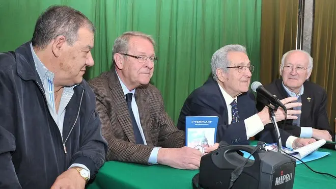 Udine 19 Maggio 2012. Presentazione libro sui Templari. Telefoto Copyright Petrussi Foto Press Diego Petrussi