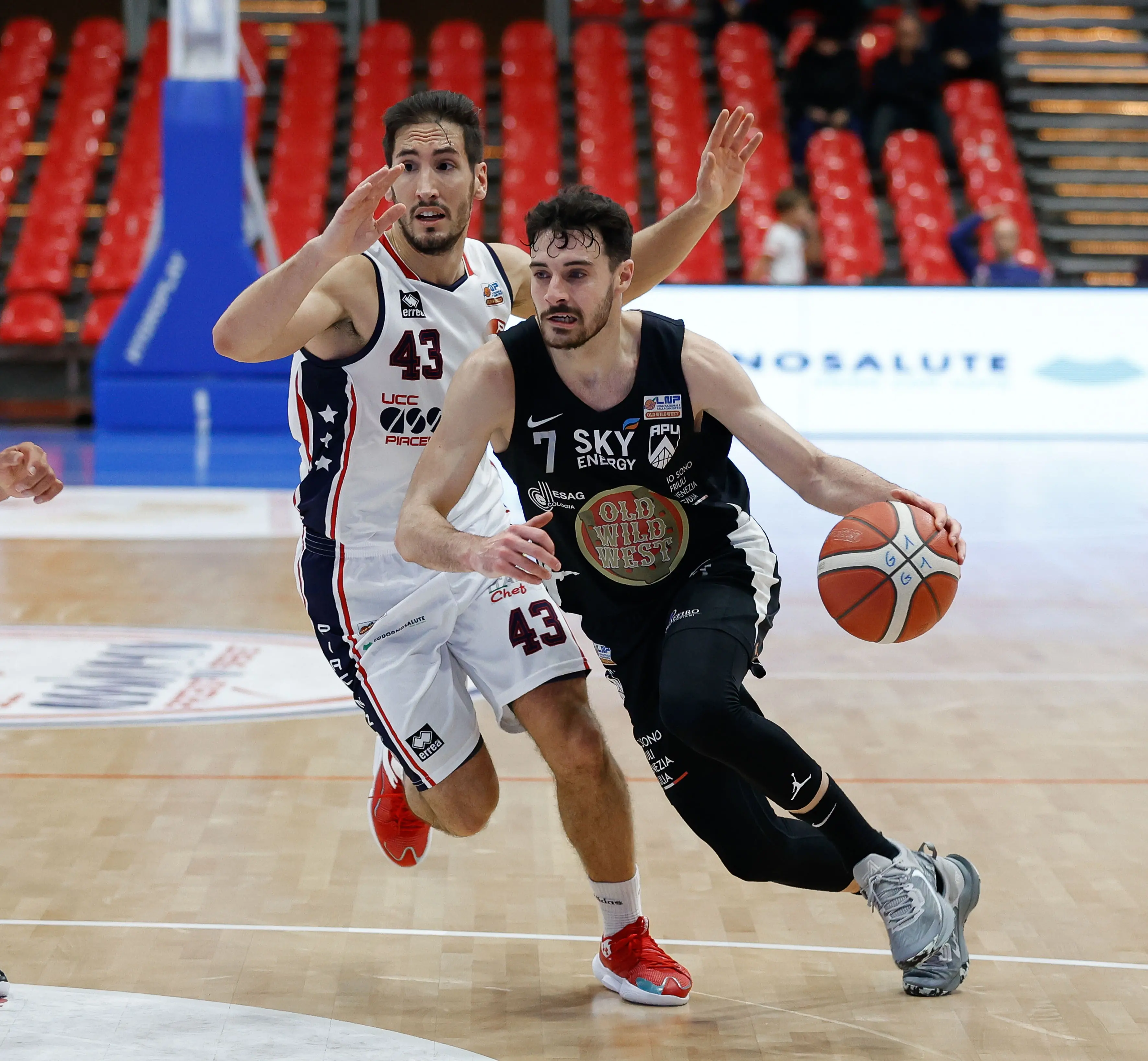 Piacenza 6 Dicembre 2023. Basket A2. Piacenza vs Apu Udine. © Foto Petrussi