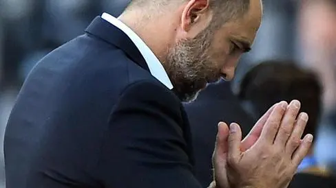 Udinese's coach Igor Tudor despairs at the end of the Italian Serie A soccer match Udinese vs Brescia at the Friuli Stadium in Udine, Italy, 21 september 2019. ANSA/FRANCO DEBERNARDI