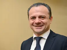 Cateno De Luca durante una conferenza stampa del progetto politico 'Liberta'' nella sala stampa della Camera, Roma, 28 marzo 2024. ANSA/ETTORE FERRARI