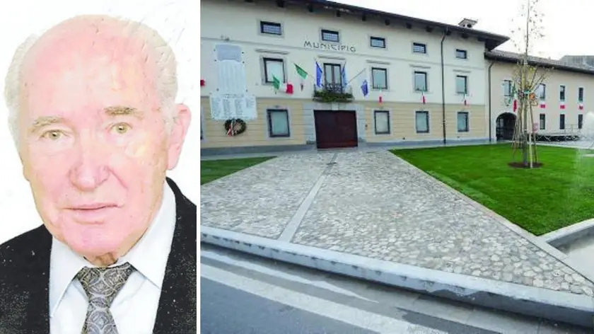 Giuseppe Meneghini e il municipio di Pavia di Udine