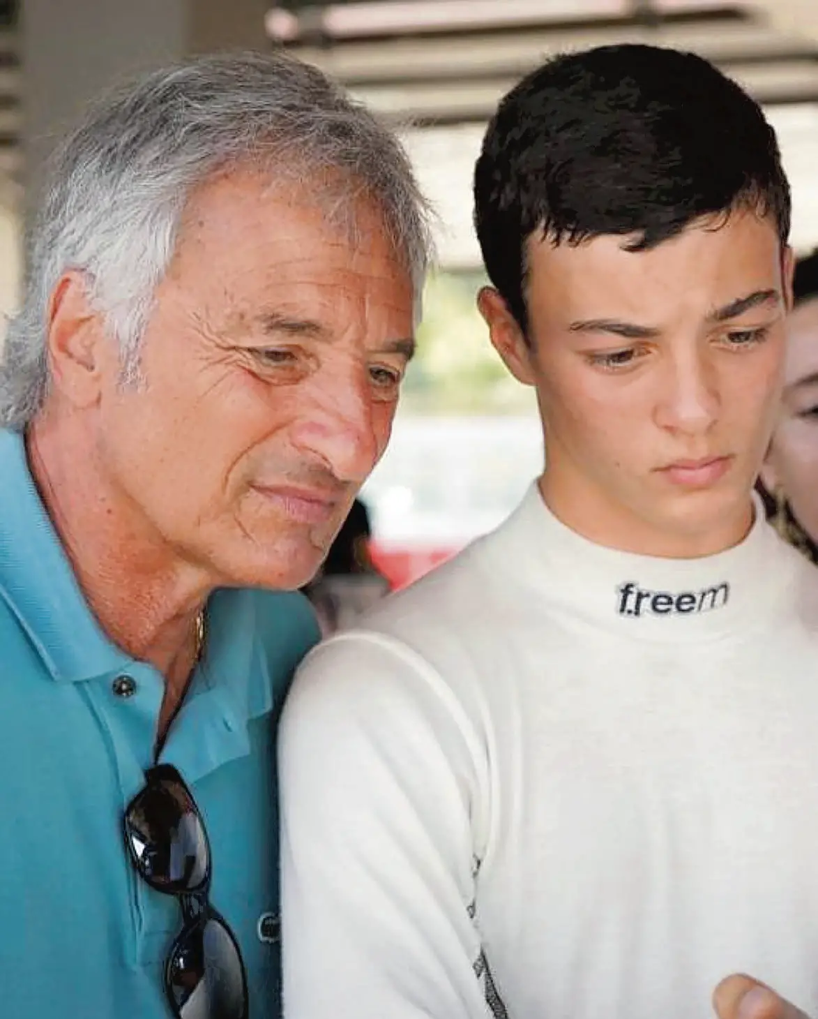 Riccardo Patrese, 70 anni, con Lorenzo, uno dei suoi 5 figli che corre nella Gran Turismo
