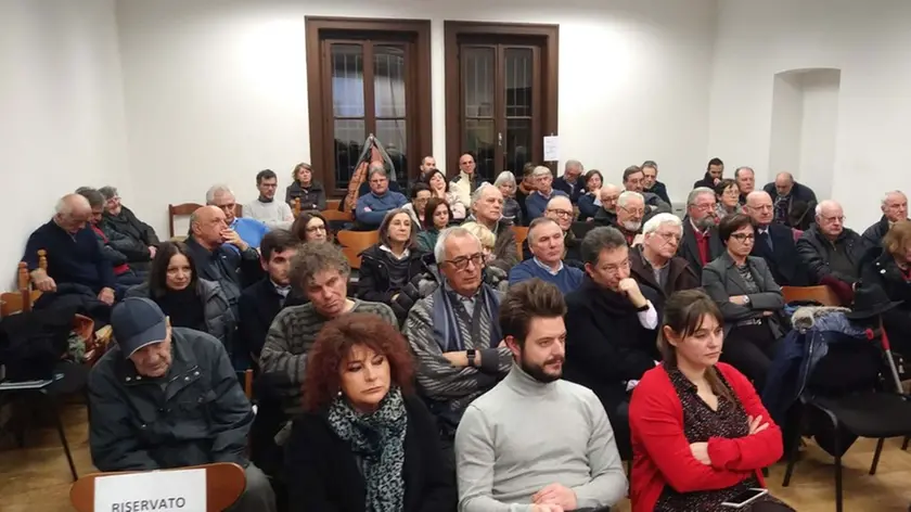 Udine 11 Gennaio 2018. Intitolazione archivio ANPI a Vincenti. © Foto Petrussi
