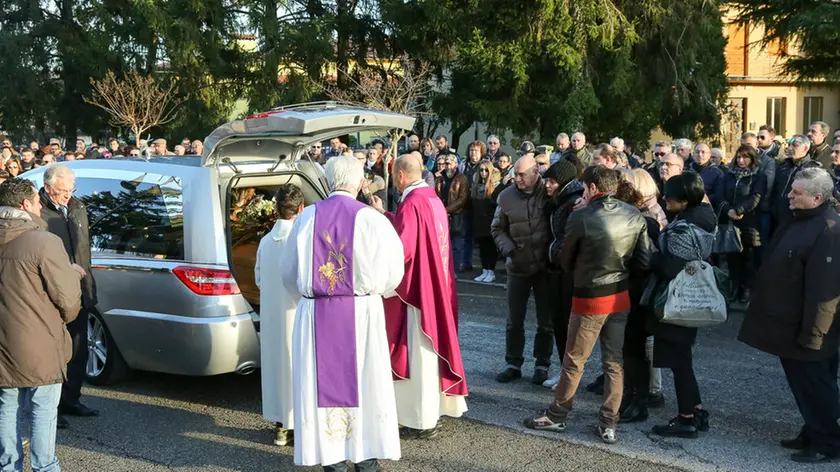 Flumignano 16 Dicembre 2017. Funerale Gil Nuzzo. © Foto Petrussi