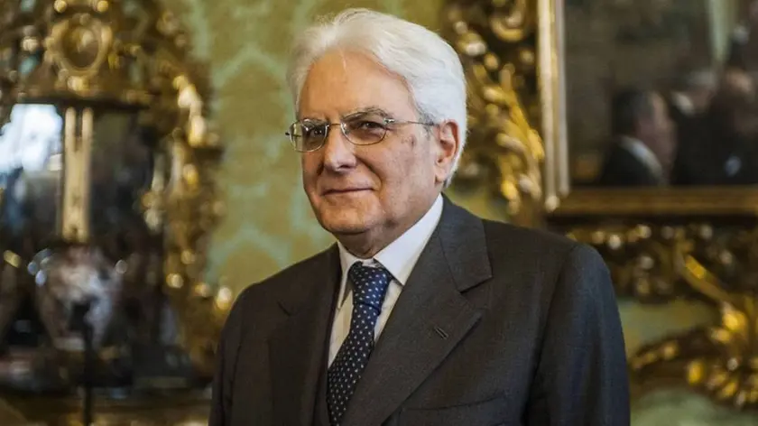 31/01/2015 Roma, Palazzo della Consulta, cerimonia di nomina del nuovo presidente della Repubblica Sergio Mattarella