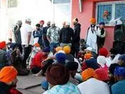 Un momento della protesta delle scorse settimane