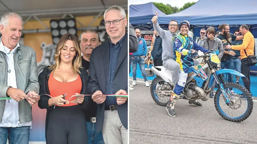 Il taglio del nastro è stato affidato alla madrina dell’edizione 2024 Elisa Mazzucchelli