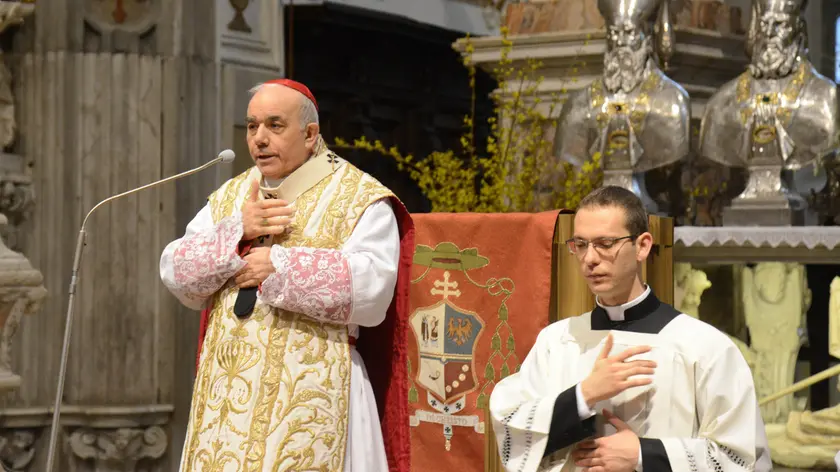 Udine 27 Marzo 2016 messa pasquale in duomo ed organo nuovo © Petrussi Foto Turco