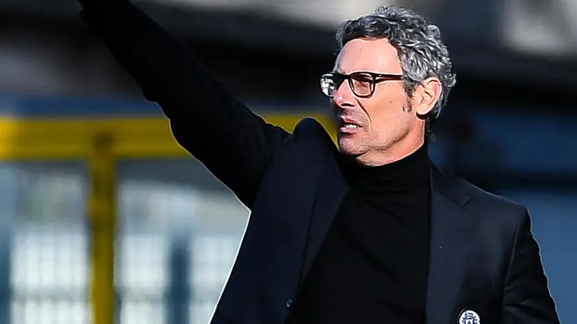 UdineseÕs Italian coach Luca Gotti during the Italian Serie A soccer match Spezia Calcio vs Udinese Calcio at Alberto Picco stadium in La Spezia, Italy, 31 January 2021 ANSA/SIMONE ARVEDA