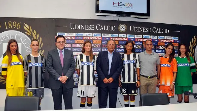 Udine 15 Luglio 2013. Presentazione maglie Udinese Calcio 2013-2014. Telefoto copyright Petrussi Foto Press Diego Petrussi