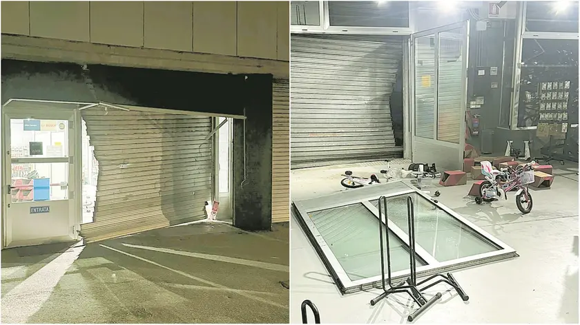 Danni particolarmente ingenti alle strutture del negozio “BikeSki Store” di via Grialba: i ladri hanno rubato una dozzina di biciclette e hanno fatto perdere le proprie tracce