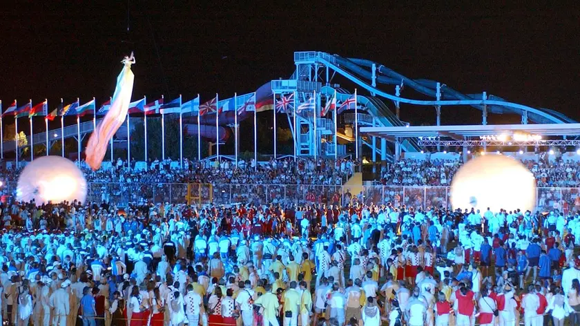 Cerimonia apertura Eyof Lignano 2005 © Foto Diego Petrussi