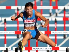 epa03826427 Italy's Marzia Caravelli competes in the women's 100m Hurdles heats at the 14th IAAF World Championships at Luzhniki stadium in Moscow, Russia, 16 August 2013. EPA/SERGEI ILNITSKY