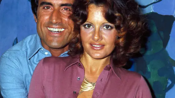 Foto LaPresse.FOTO DI REPERTORIO.10/12/2013.E' morta Rossana Podestà.......©Archivio/Lapresse.Anni '70 .Spettacolo.Nella foto : LANDO BUZZANCA con ROSSANA PODESTA'.