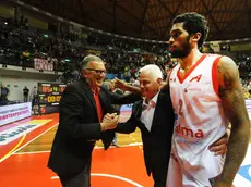 Foto BRUNI 07.05.16 Basket Serie A2 Est :Play-off gara 4 - ALMA Trieste- Tortona-marzini,dalmasson e parks