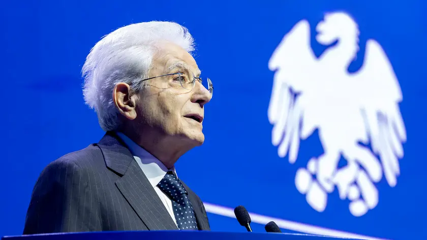 Roma - Il Presidente Sergio Mattarella rivolge il suo indirizzo di saluto in occasione dell'Assemblea generale di Confcommercio, oggi 12 giugno 2024 (Foto di Paolo Giandotti - Ufficio per la Stampa e la Comunicazione della Presidenza della Repubblica)