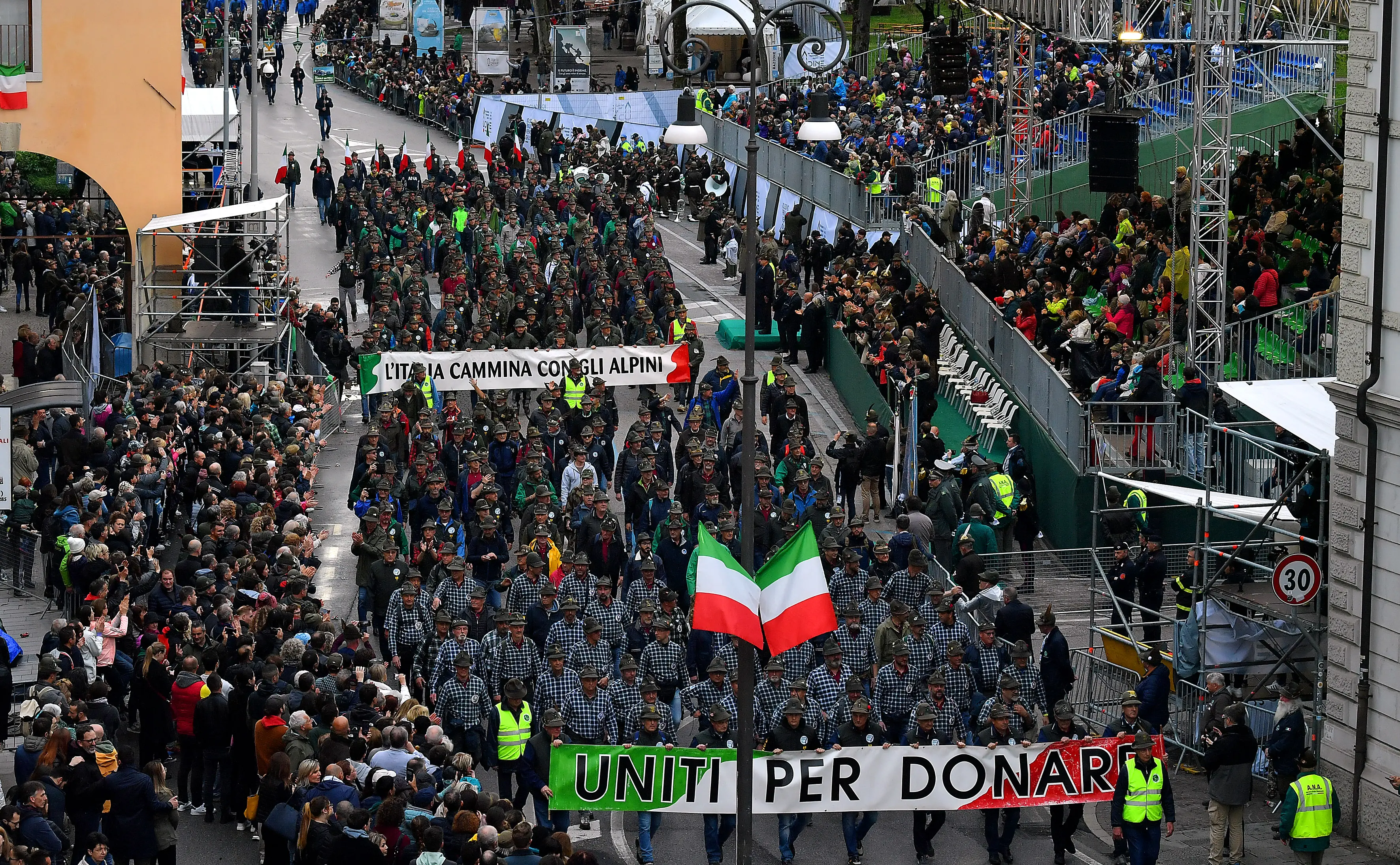 Udine 14 Maggio 2023. Sfilata Adunata Alpini. © Foto Petrussi