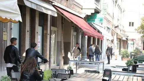 Bumbaca Gorizia 08.11.2018 Lavori controviali Corso Italia © Fotografia di Pierluigi Bumbaca