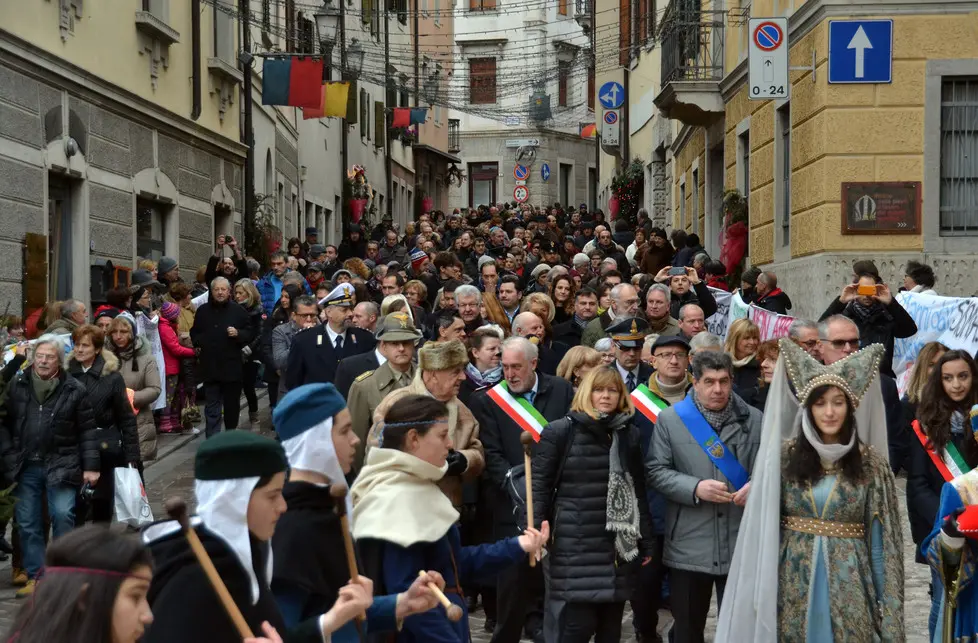 Gemona 6 gennaio 2016 tallero corteo © Petrussi Foto Press - Massimo Turco