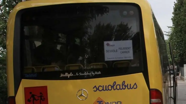 AGOSTINI AG.FOTOFILM TREVISO NUOVO SERVIZIO SCUOLABUS ALLE SCUOLE FELLISSENT