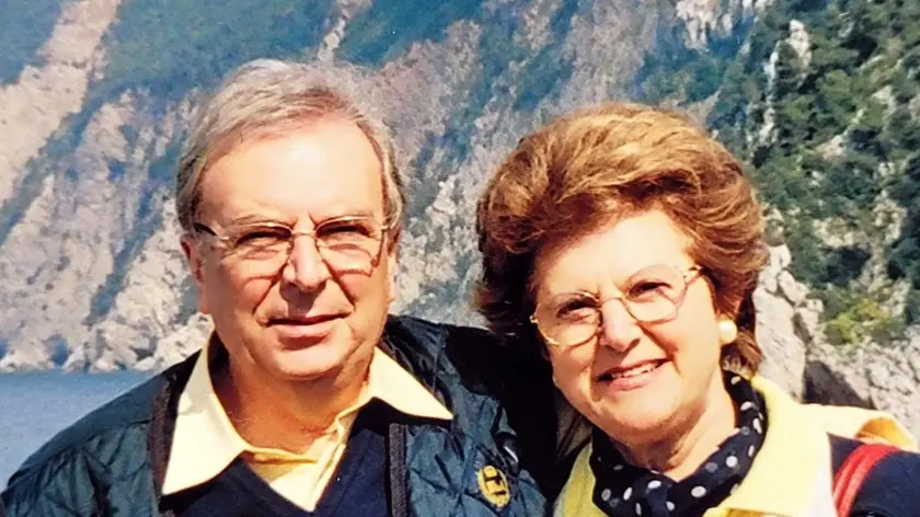 Mariano Forcieri, 83 anni, assieme alla moglie Anita